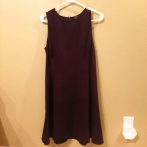 Simple knee high black dress